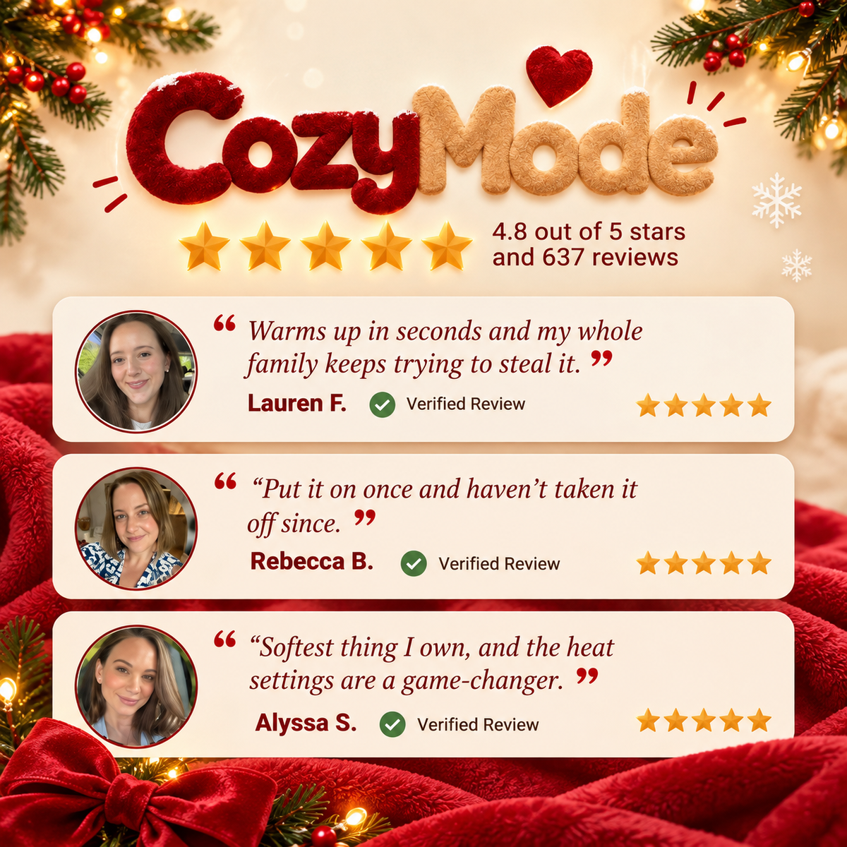 CozyMode™ Heated Robe